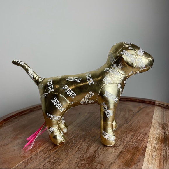 Victoria's Secret Pink Metallic Gold
Logo Mini Foil Dog - Picture 7 of 8